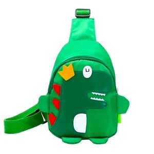 NWT Green Dinosaur Kids Backpack